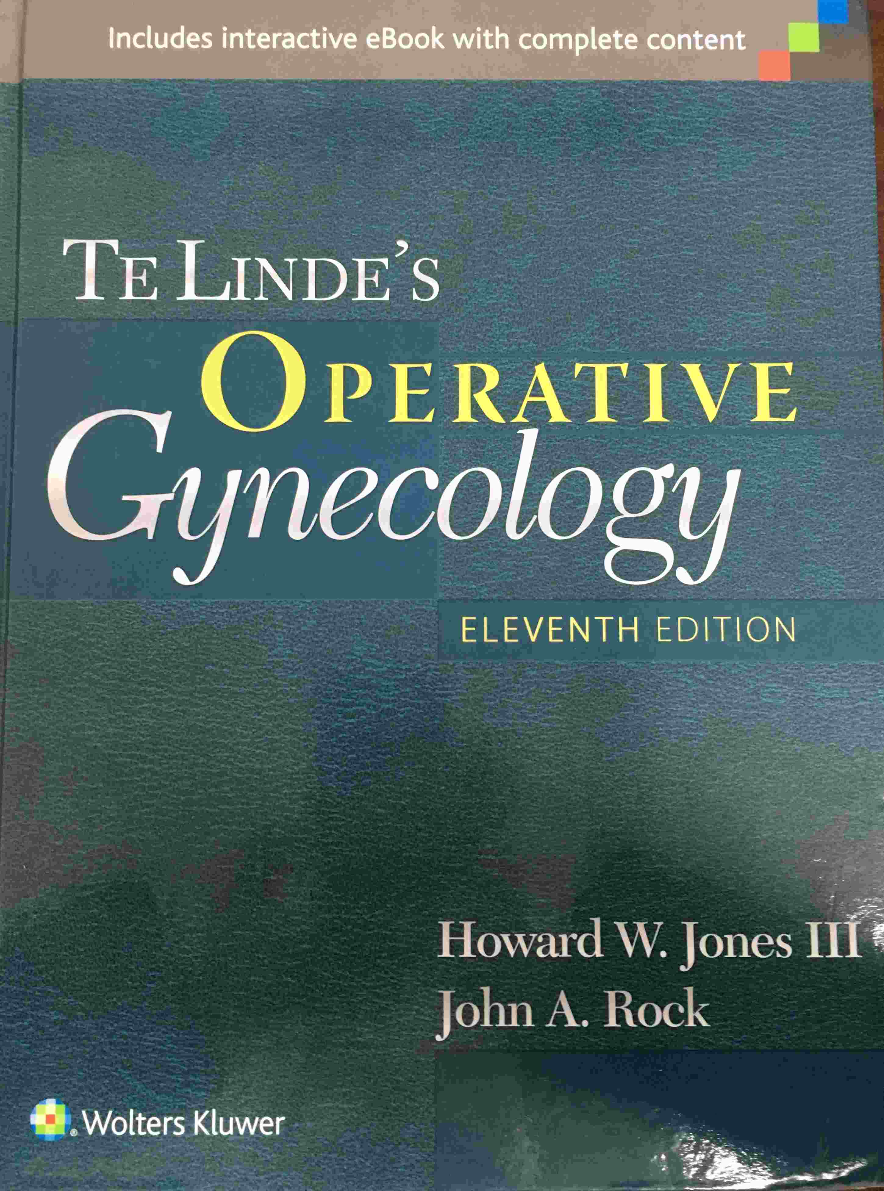 «Te Linde's Operative Gynecology »